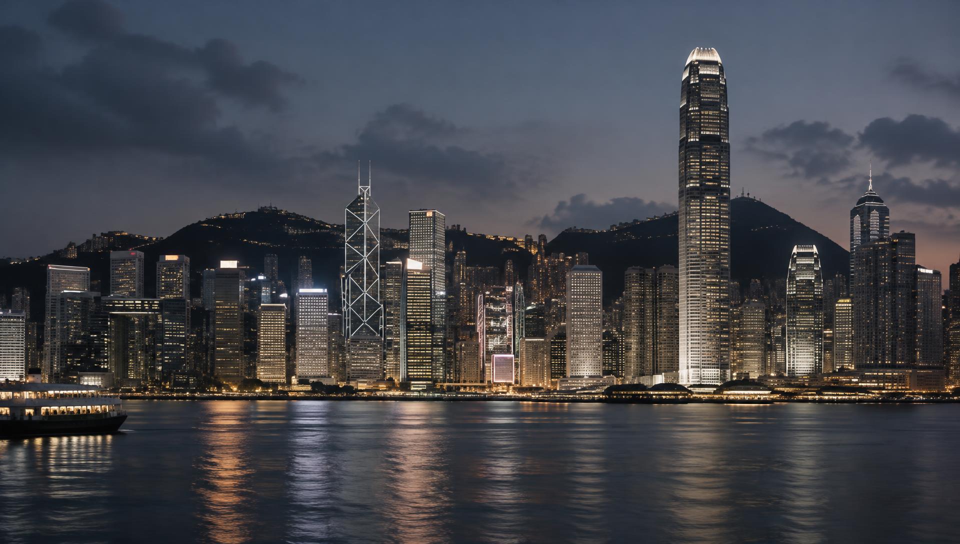 Victoria Harbour, Hong Kong · location photograph